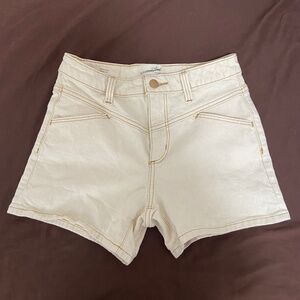 Off white hight waisted shorts